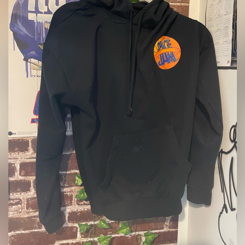 Black space jam hoodie
